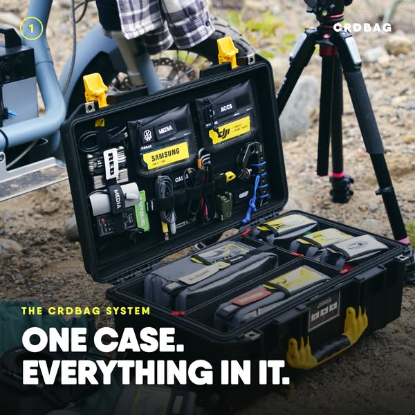 One case. Everything in it.