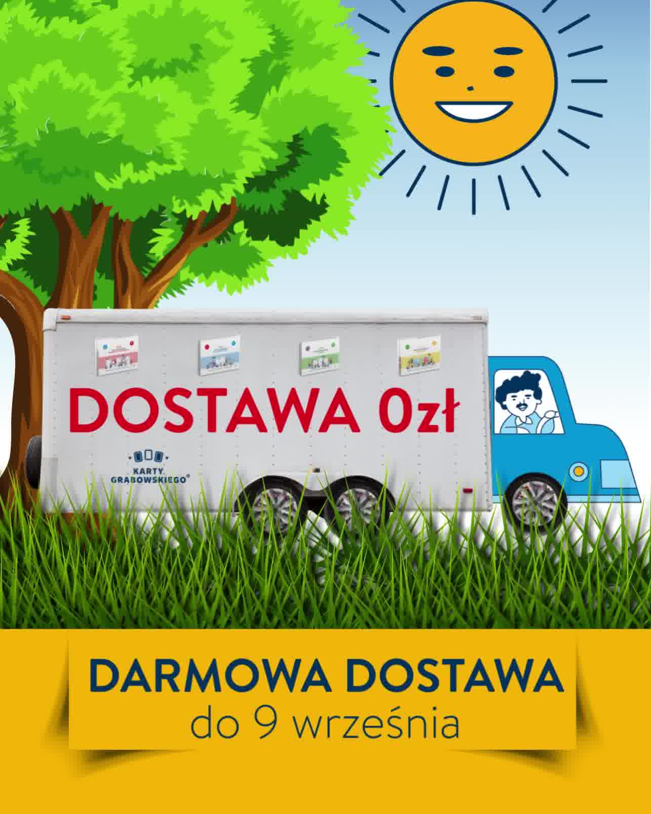 DARMOWA DOSTAWA - tylko do 9 września