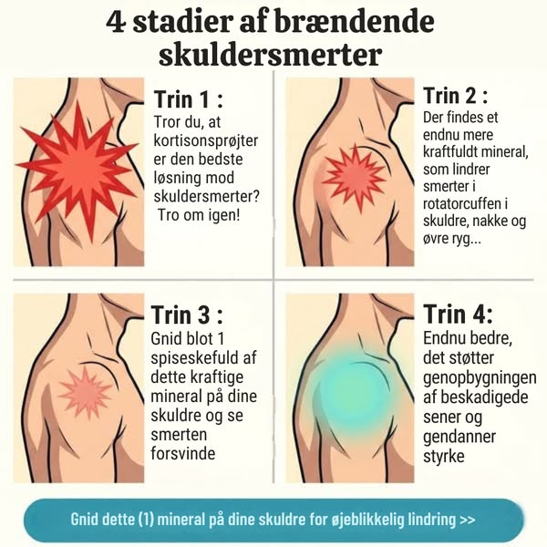 Bedste mineral til at "mindske" skuldersmerter?