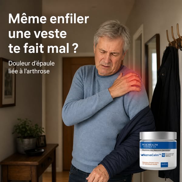 Même enfiler une veste te fait mal ?
