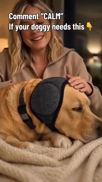 Sound-Dampening Dog Ear Wrap for Fireworks & Storm Anxiety