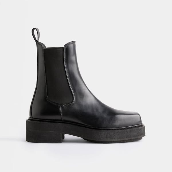 EYTYS Ortega II Black Leather Chelsea Boot