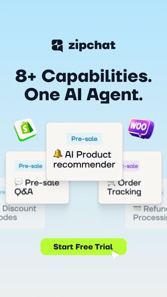 8+ Capabilities. One AI Agent.