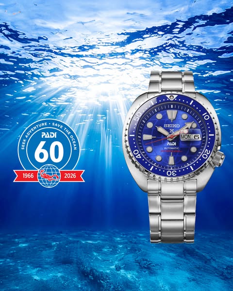 60 år med PADI. 10 års partnerskab med Seiko Prospex.