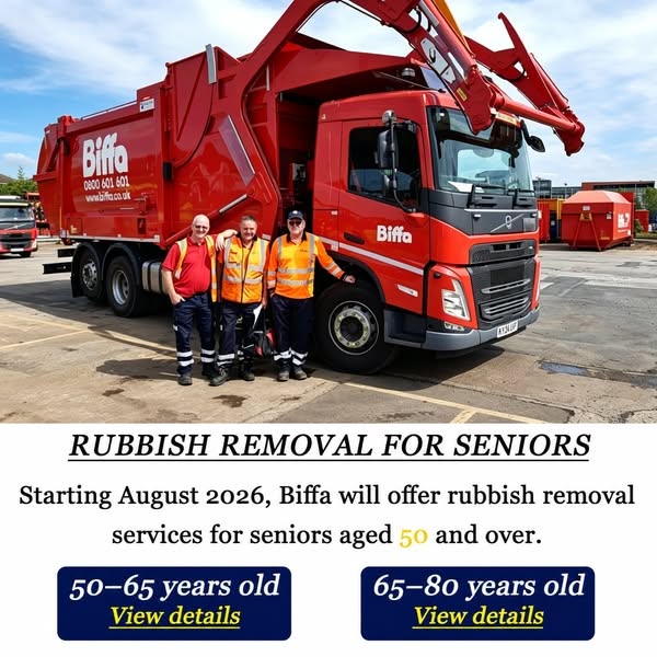 Biffa Rubbish Removal Services for Seniors in the UK
