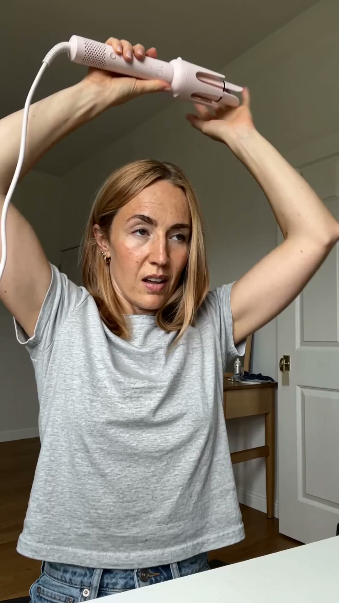 Let the curler do the turning