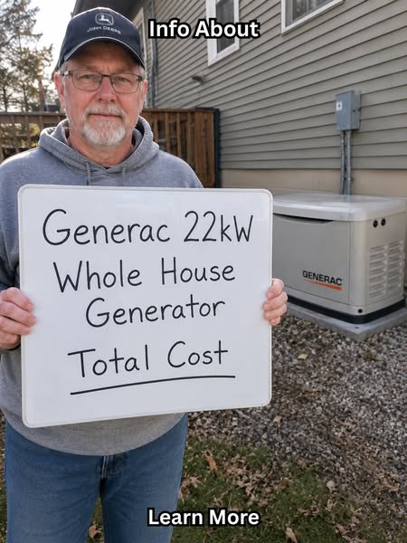 Generac 22kW Whole House Generator Cost - Learn More