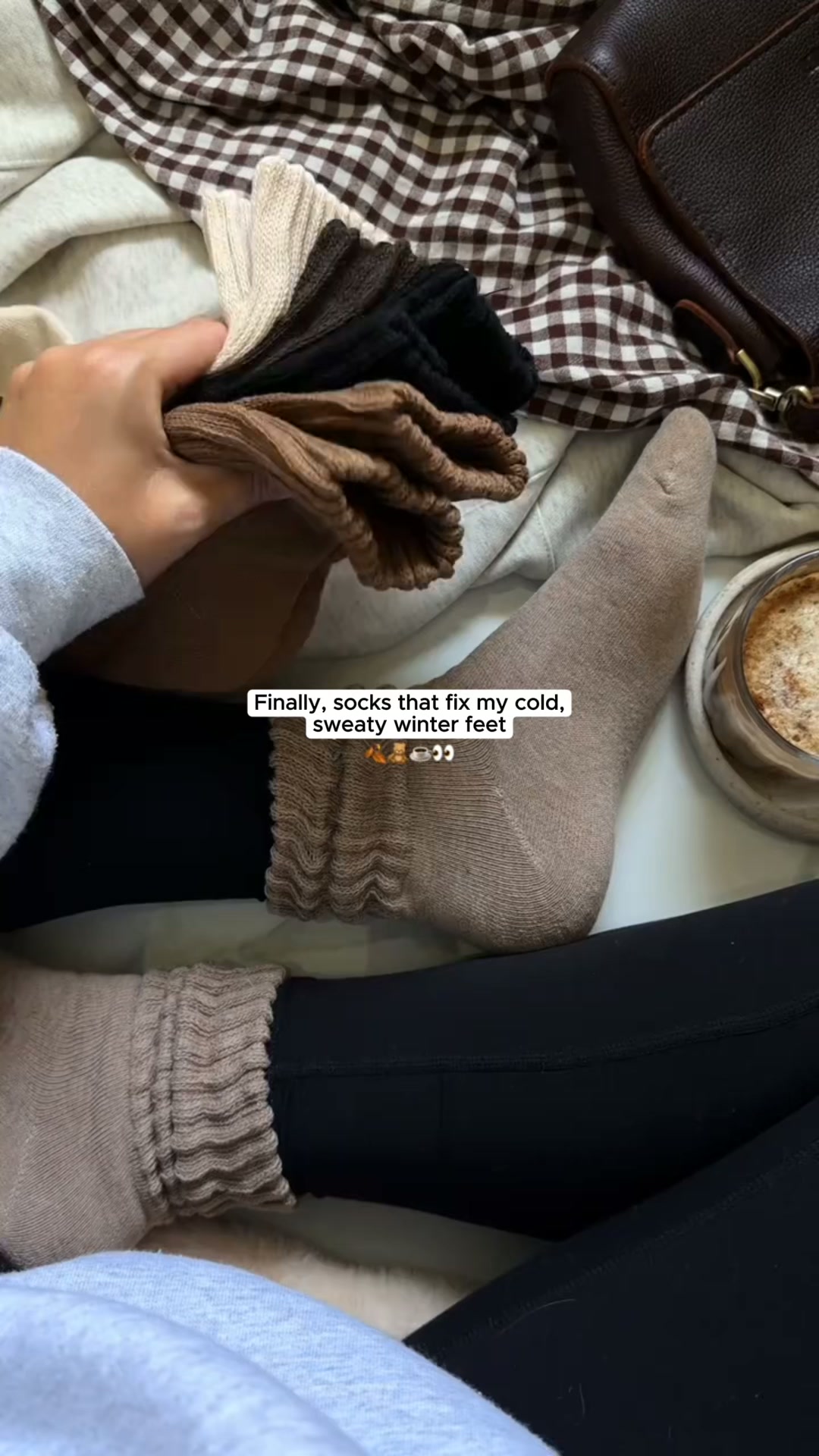 Cozy Bamboo Sweater Socks