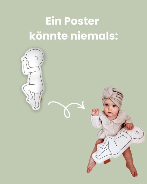 1:1 wie bei der Geburt – mit Gewicht & Größe