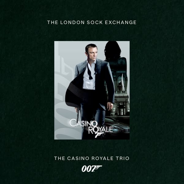 The 007 Casino Royale Trio: sustainably made, meticulously finished – and inspired by the film that changed everything.