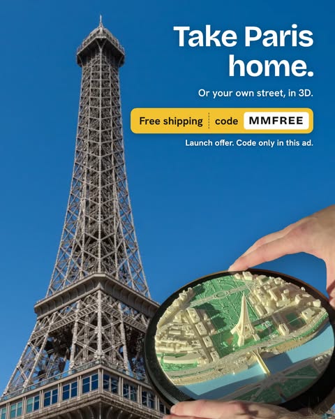 Any address, in 3D. From €55