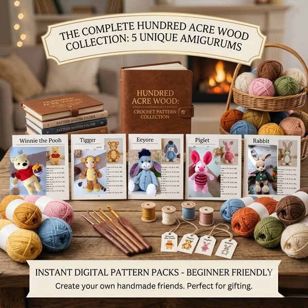 Crochet Your Hundred Acre Wood Friends