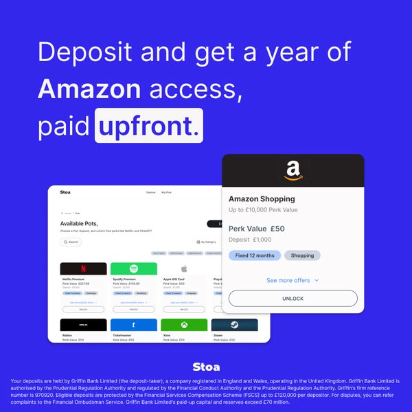 Turn Deposits Into Perks.