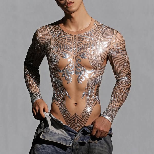 Stylish Mesh Shirt for Night Events