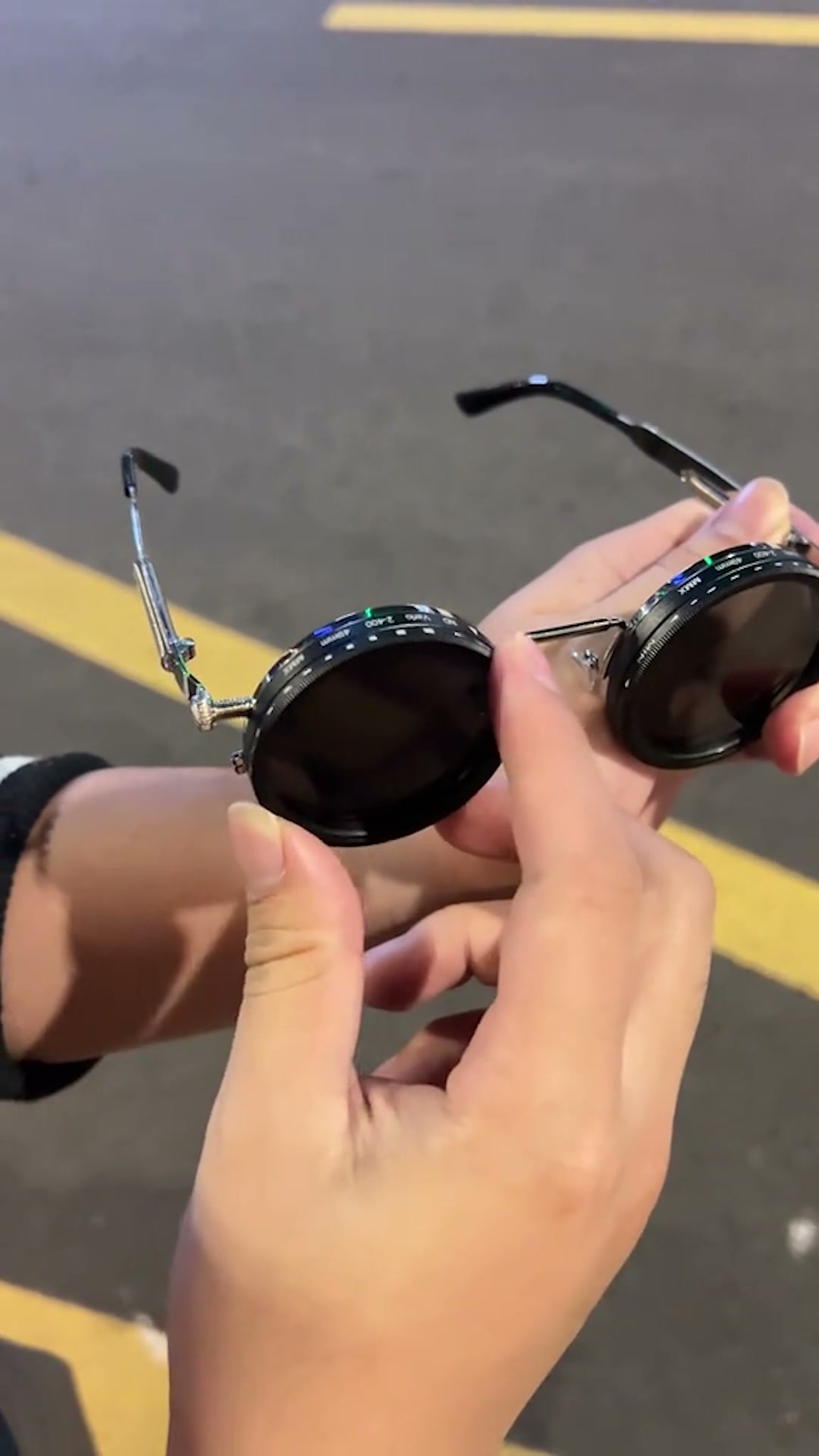 FlexVision™ | Adjustable Black Sunglasses