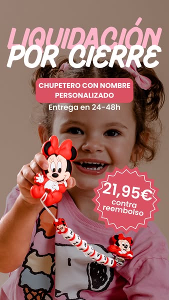 Tu bebé se merece lo mejor, regálale un chupetero personalizado.