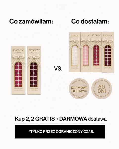 Evolux Nails™ Żelowe Paznokcie