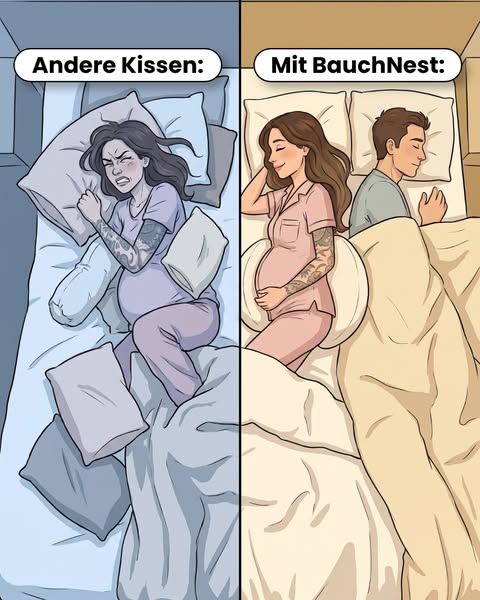 Andere Kissen vs. BauchNest