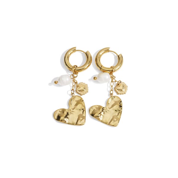 Devoted to You drop oorbellen romantisch cadeau – Santeli Jewelry