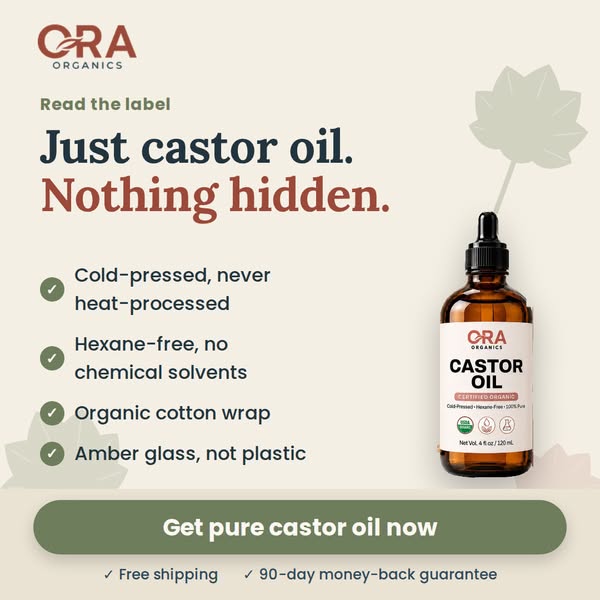 Cold-pressed. Hexane-free