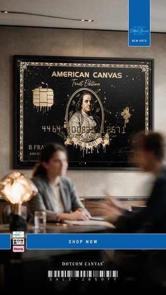 Royal American Canvas – Benjamin Franklin – now 20% off