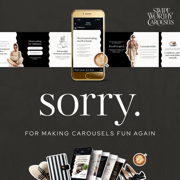 Create swipe-worthy carousels