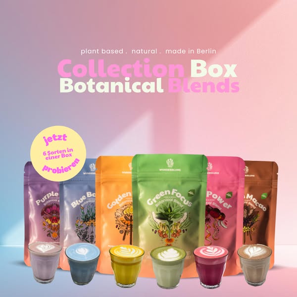 Mehr Farbe. Mehr Geschmack. 6 Blends.