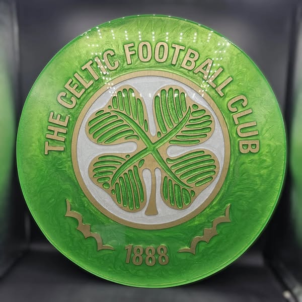 Celtic FC Epoxy Resin Crest - 2ft Statement Piece