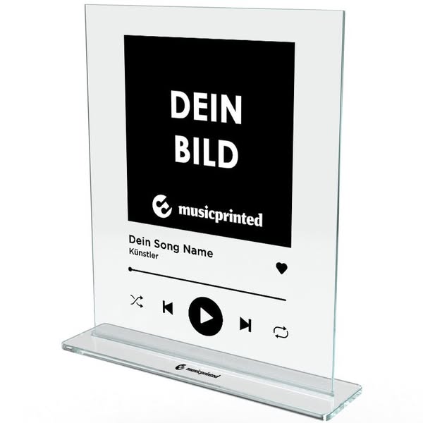 Personalisiertes Album Cover Aus Acrylglas