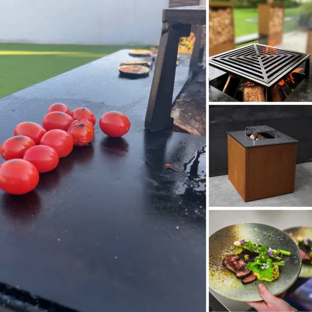 Bålgrill i cortenstål fra byJEMA