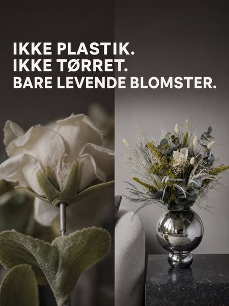Sælgeren kaldte dem "silkeblomster"..