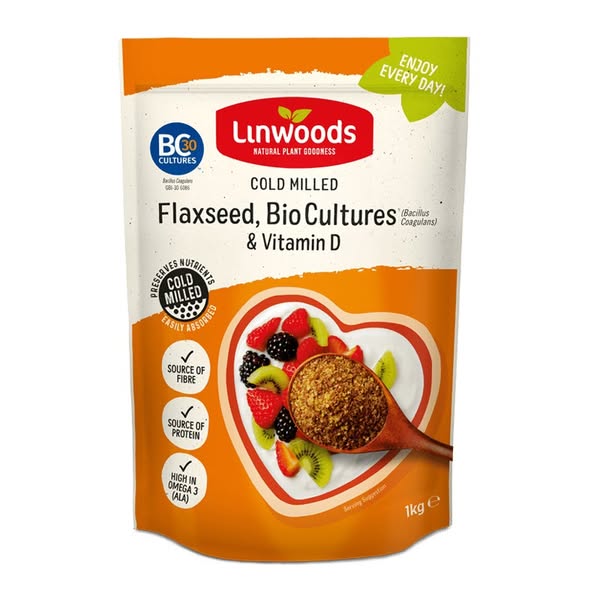 Milled Flaxseed with Bio Cultures & Vitamin D (200g, 360g, 1KG)