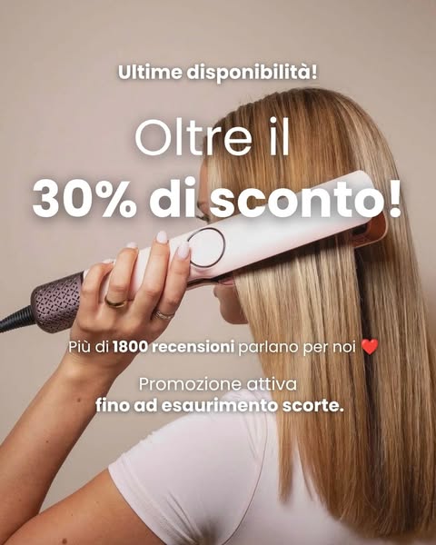 30%: ultime scorte disponibili