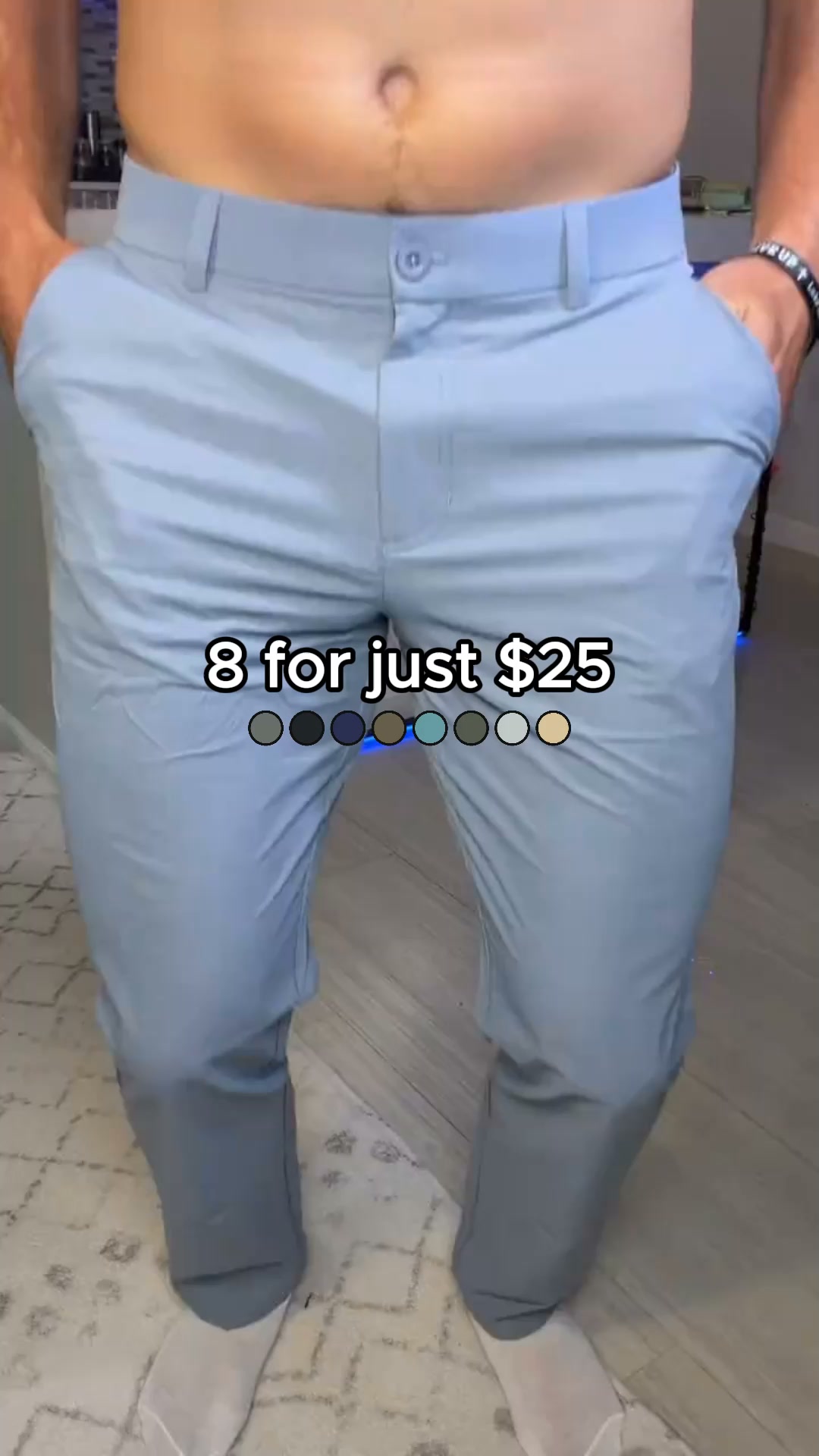 Men’s Lightweight Stretch Golf Pants