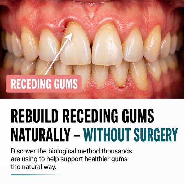I thought my gums were shrinking because I was getting older... until one sentence from a dental professional completely changed how I looke