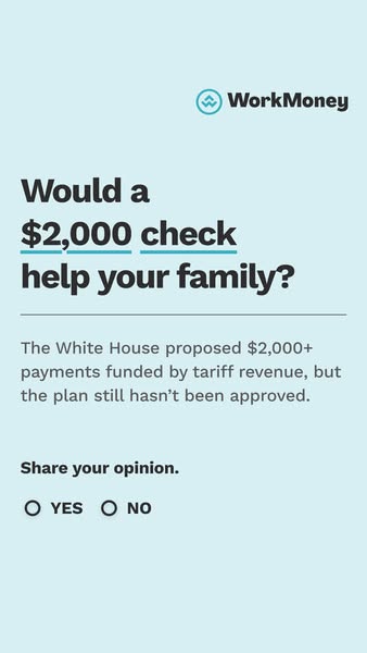 $2,000 Tariff Checks