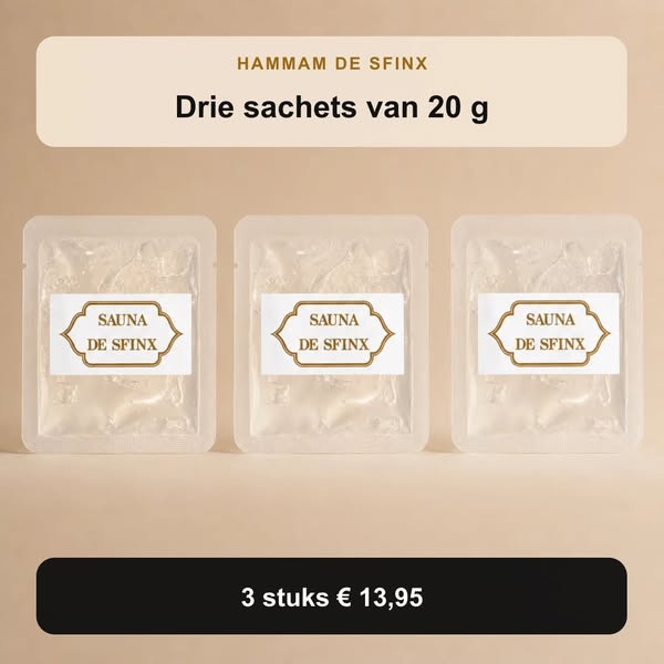 Drie sachets van 20 g | 3 stuks € 13,95