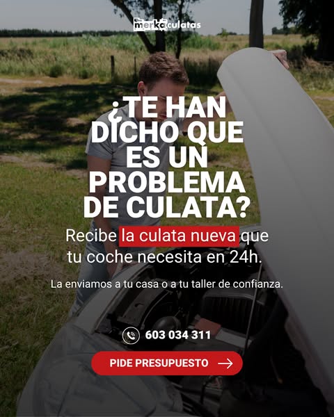 Culatas nuevas en 24h