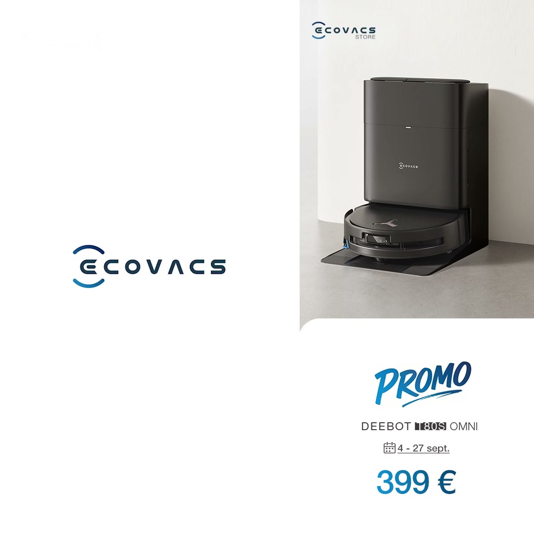 Promotion de Septembre : Le DEEBOT T80S OMNI à seulement 399 € !