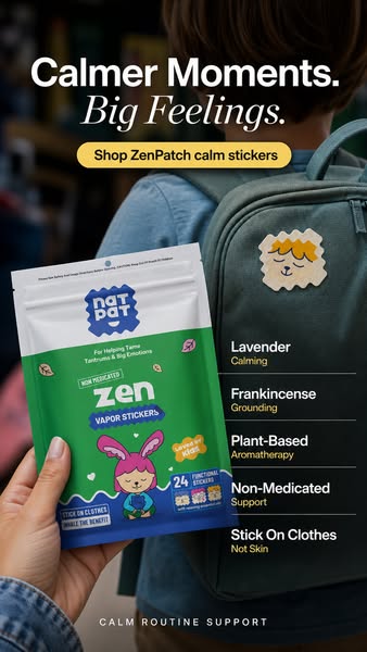 Sticker Power for Peaceful Moments! Zenpatch Calms Moods Naturally