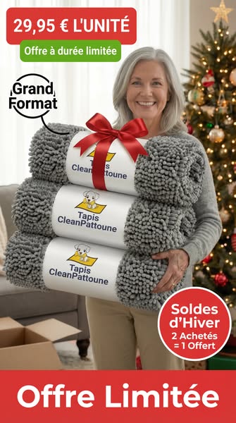 Finis les pattes sales