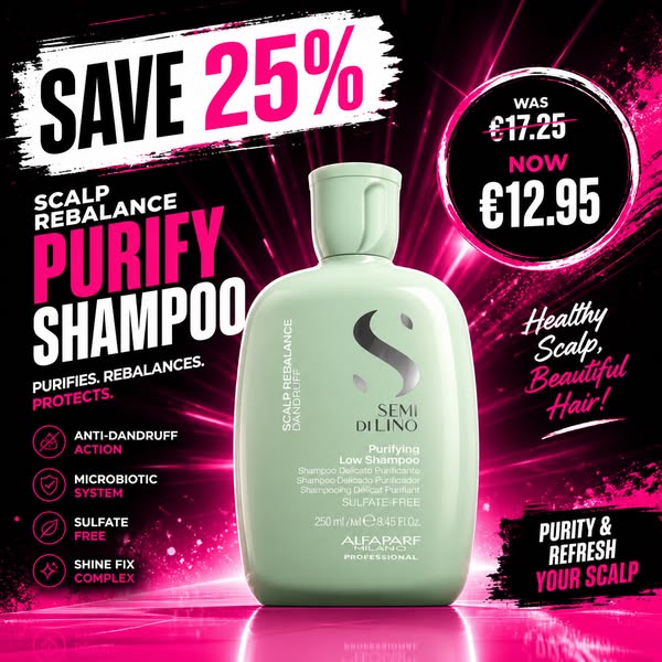 Alfaparf Semi Di Lino Scalp REBALANCE Purify Shampoo 250ml