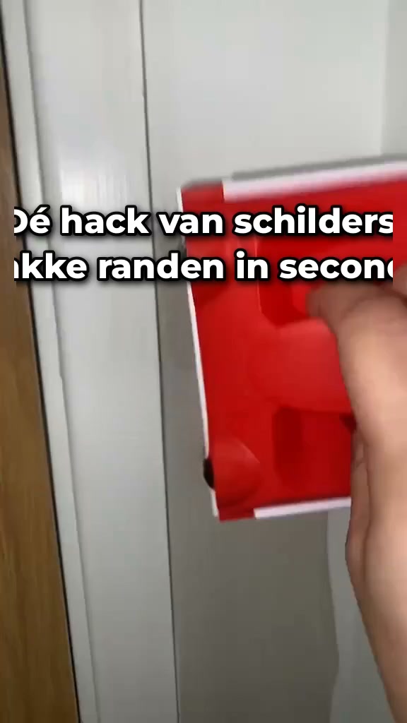 Strakke schilderlijnen — zonder tape