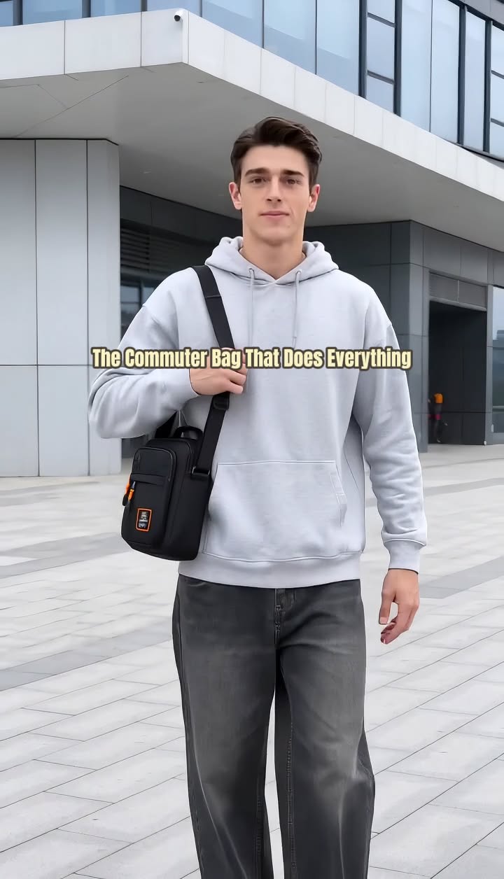 2026 Sale — Over 34200 Sold! Men's Lightweight Oxford Shoulder Crossbody Bag｜Water-resistant Multi-Pocket Commuter Sling Bag