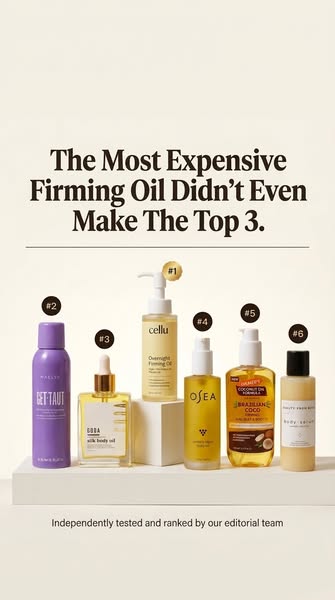 Body Firming Oils Compared: Sagging, Cellulite, Loose Skin