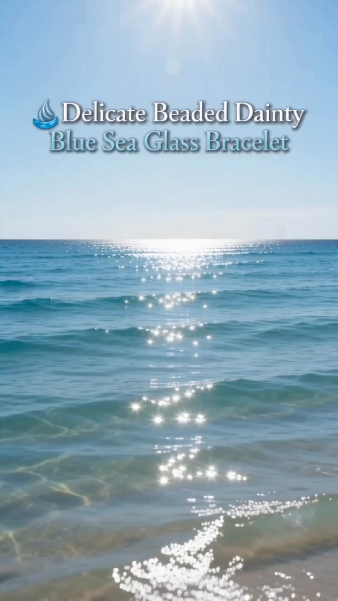 Unique Sea Glass Bracelet