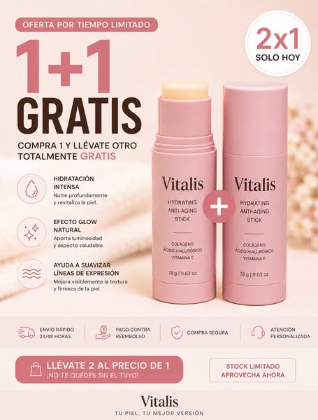 1+1 GRATIS: Tu segundo Vitalis va por nuestra cuenta