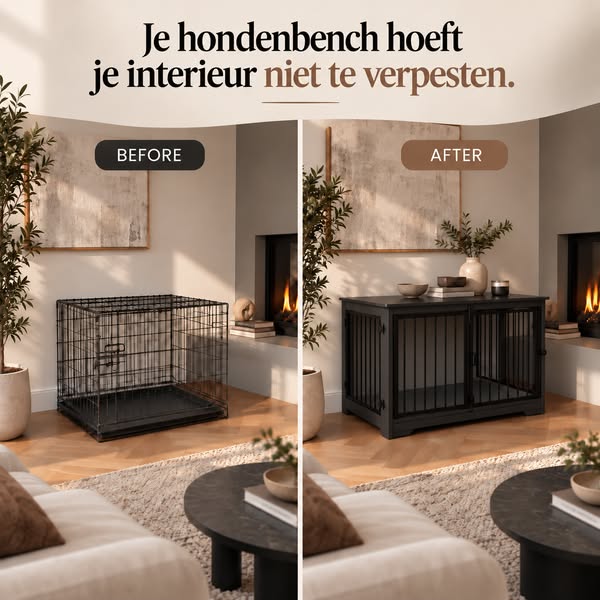 Hondenbench die bij je interieur past
