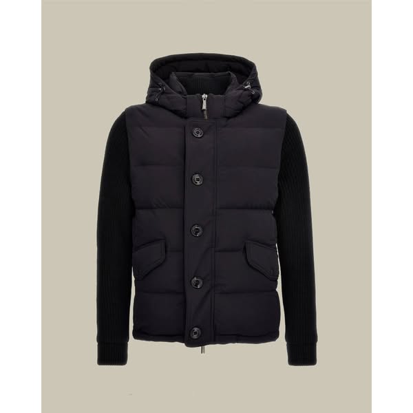 Moorer FOSCOLO Black Down Hybrid Jacket