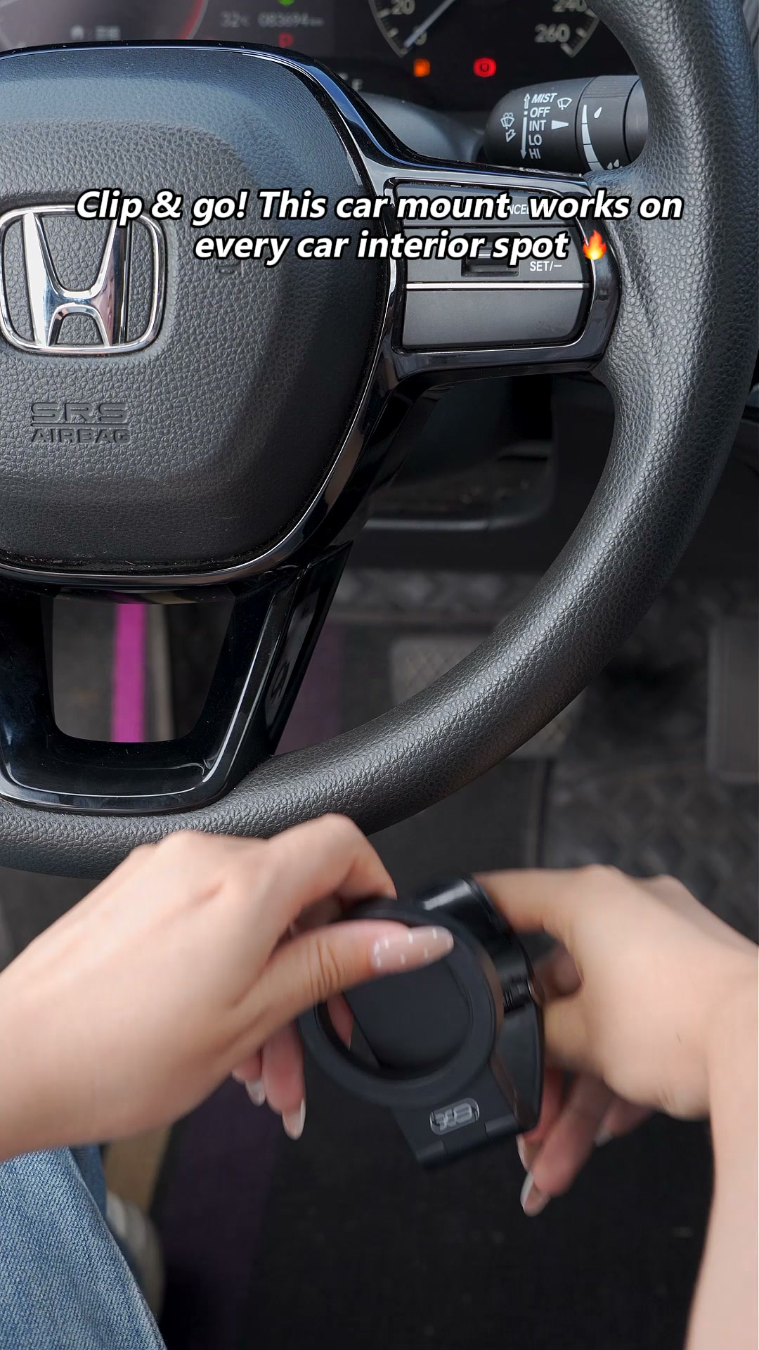 Stop taking your eyes off the road every time you check your GPS!